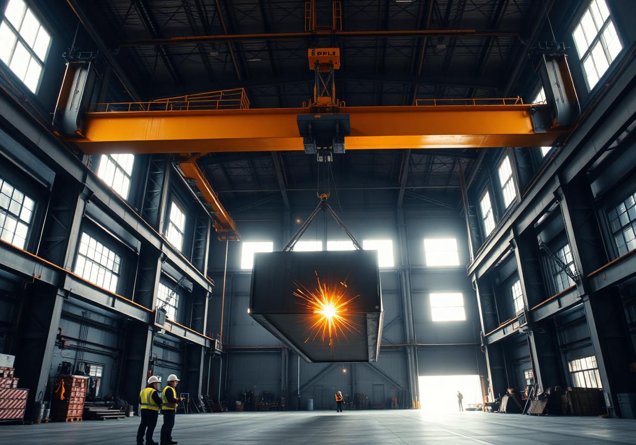 Pórtico RADKE em operação industrial